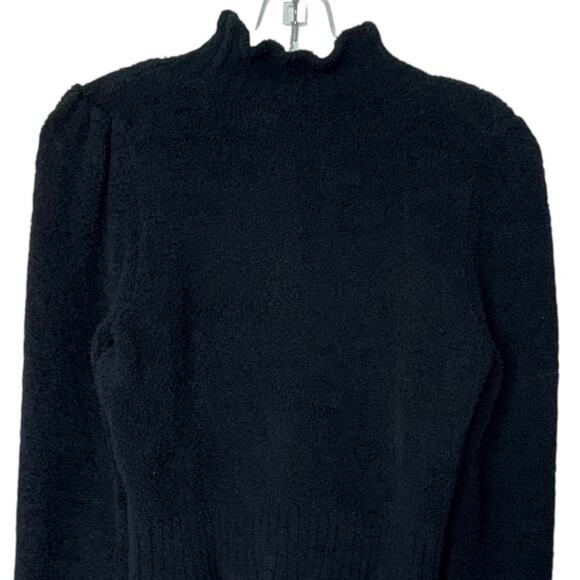 525 Revolve Mock Neck Long Sleeve Black Sweater Womens Size Small - Picture 4 of 10